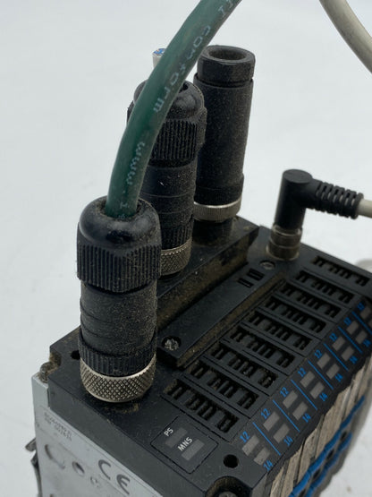 FESTO CPV10-GE-CO2-8 525876 + 7pc 161416 + cpv-10-vi 90700 fba-2-m12-5pol 525632