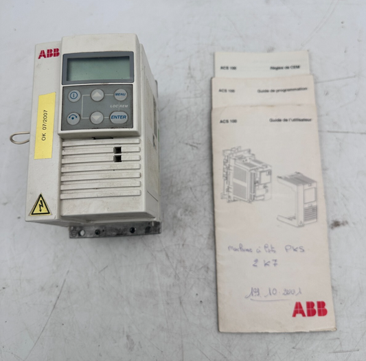 ABB ACS101-K75-1 FREQUENCY CONVERTER + ACS100-PAN x1pc