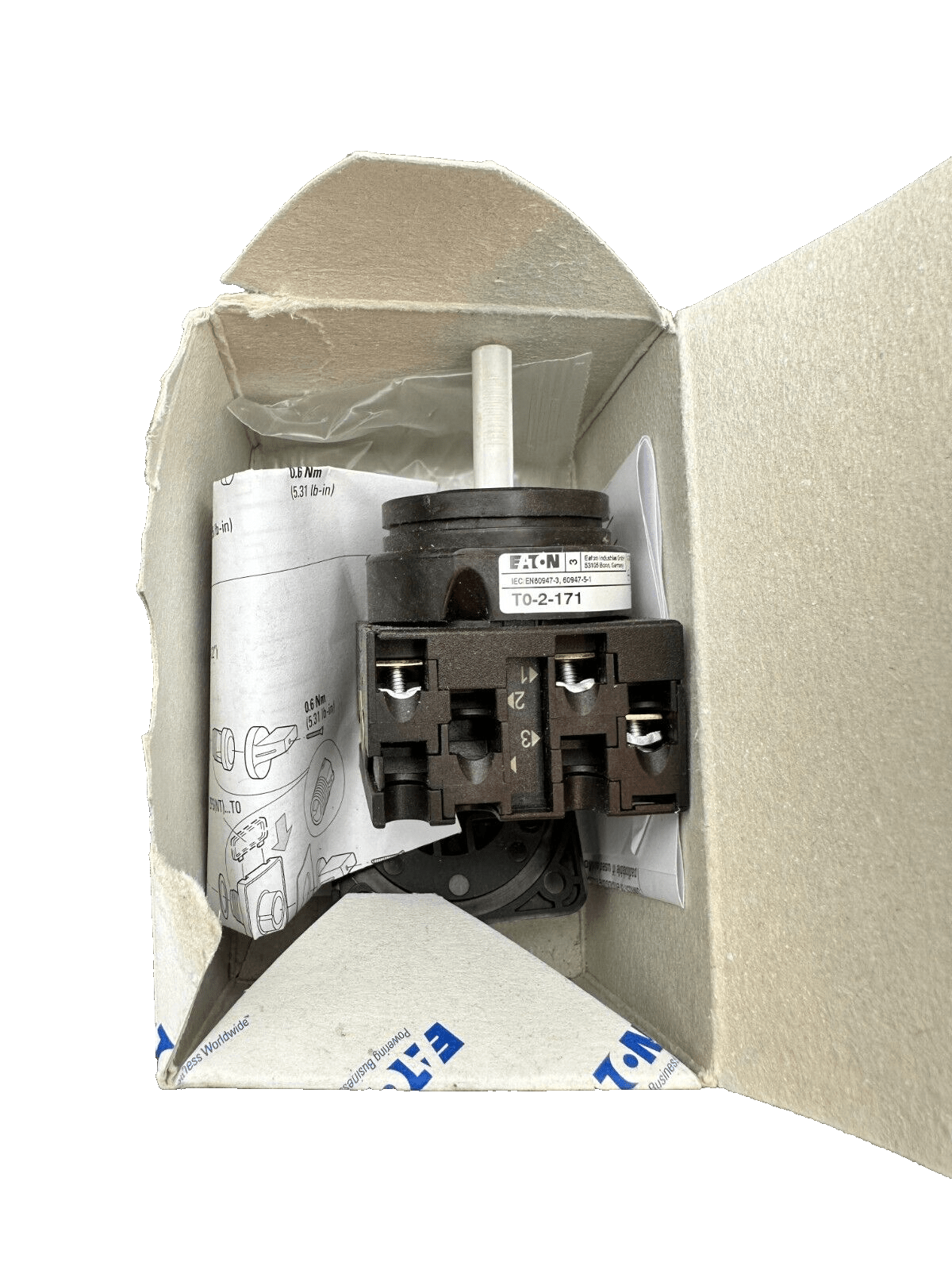 1pc x EATON T0 - 2 - 171/E STEP SWITCH - KLR Automation