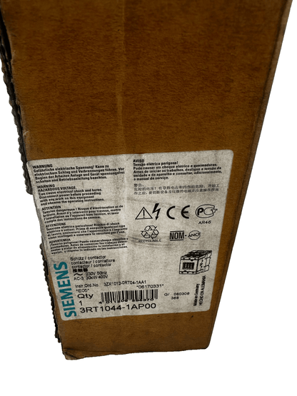 SIEMENS 3RT1044 - 1AP00 SIRIUS CONTACTEUR 230V 30kW - KLR Automation