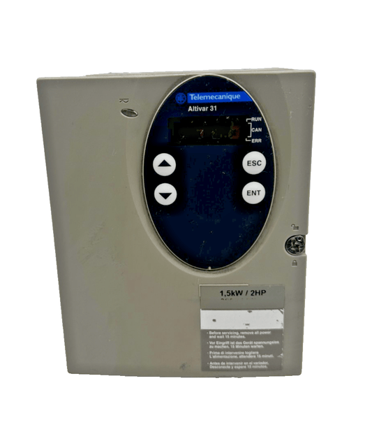 TELEMECANIQUE ATV31HU15N4 ALTIVAR 31 1.5kW 2HP V1.2 - KLR Automation