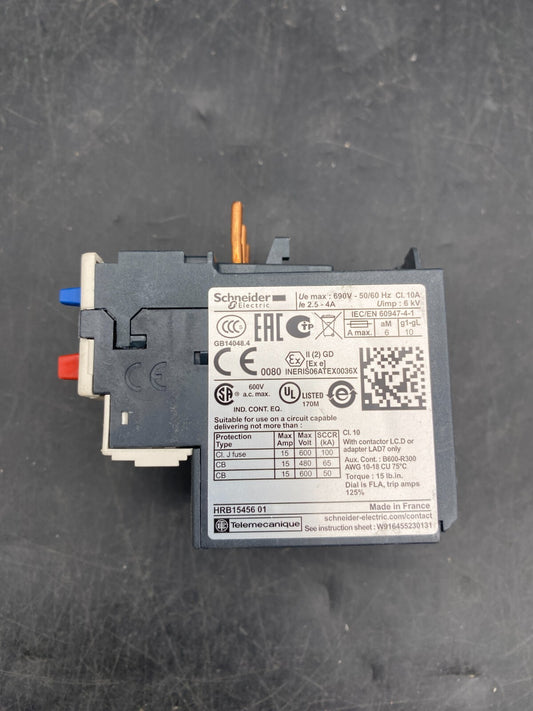 SCHNEIDER ELECTRIC LRD08 ELECTRIC RELAY OVERLOAD