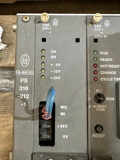 KLOCKNER MOELLER SUCOS PS316 - 212 - 1 EBE240.1 - 2 EBE223.1 - 6 cpu - w EBE211 s201 s252 - KLR Automation
