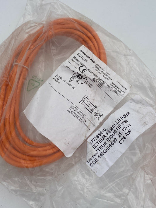 2pc x. IFM EFECTOR EVT004 CABLE ASSEMBLY 5M L - KLR Automation