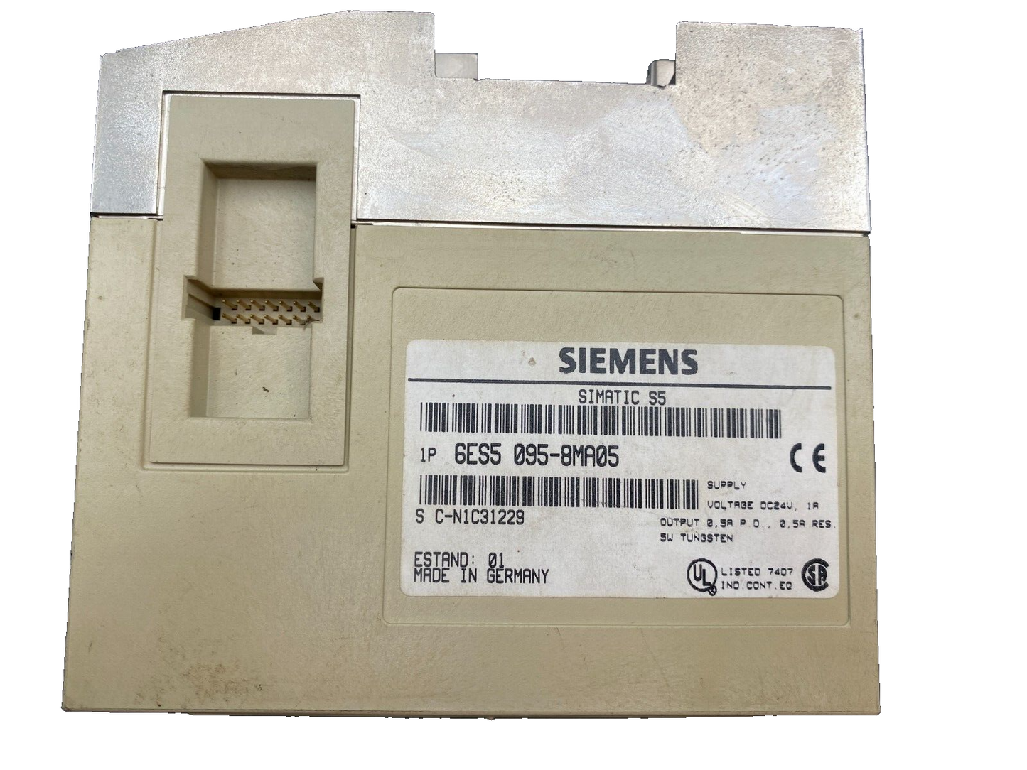 SIEMENS SIMATIC S5 6ES5095-8MA05 +6ES5421-8MA12 + 6ES5431-8MA11 + 6ES5451-8MR12