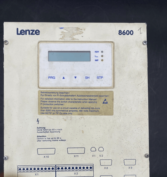 LENZE 8600 EVF8604 - E - V009 FREQUENCY INVERTER - KLR Automation