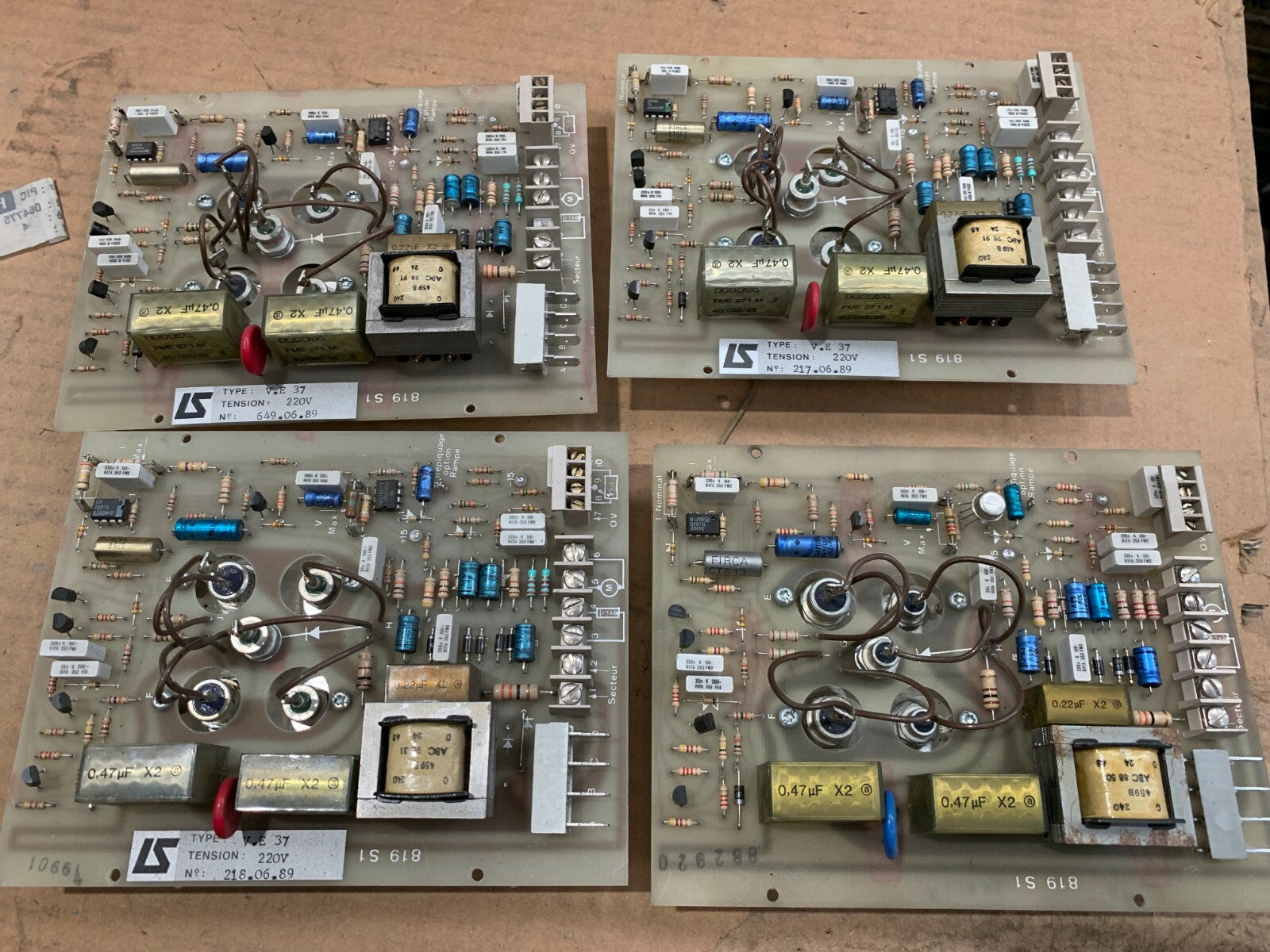 1pc x   LS Leroy Somer Card variator VE 37