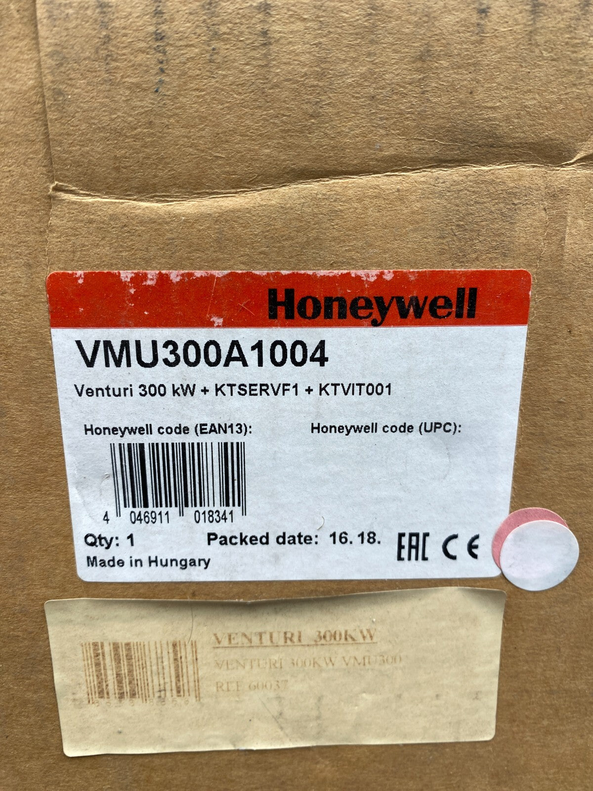 HONEYWELL VMU300A1004 VENTURI 300kW + KTSERVF1 + KTVIT001