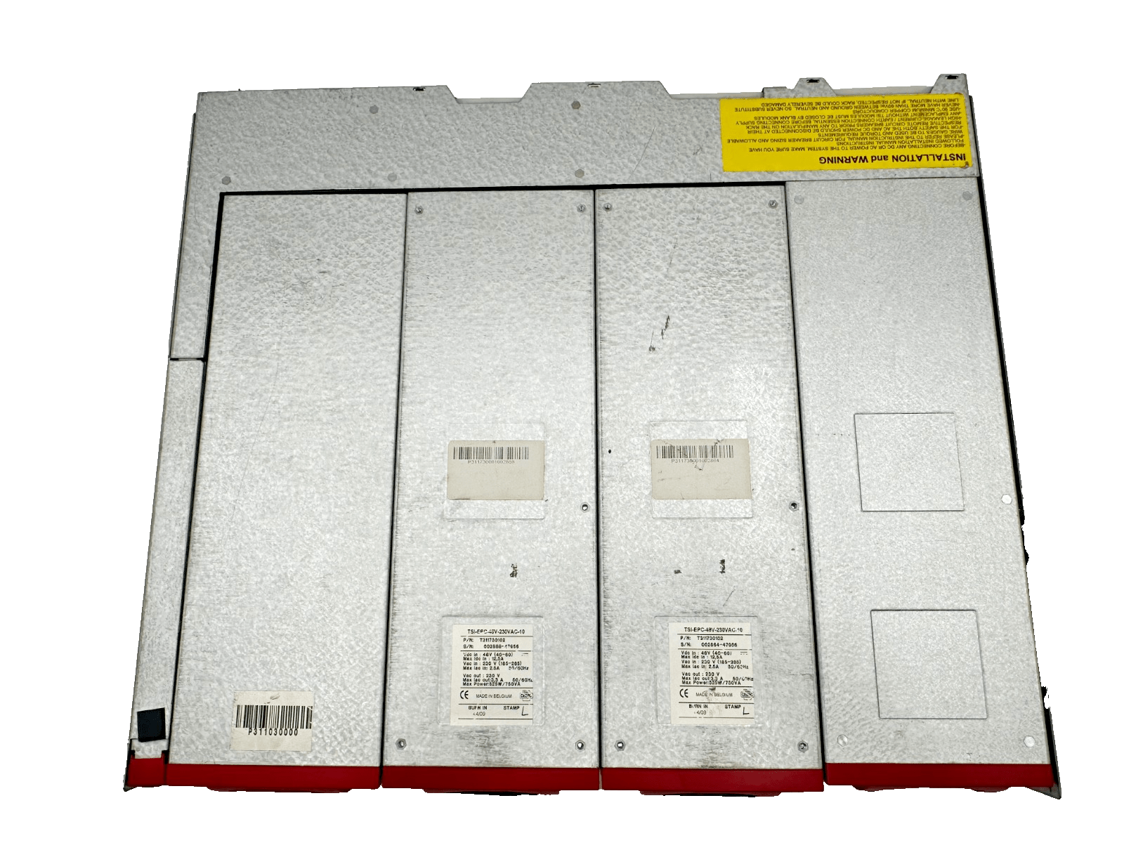 ELTEK T311730102 TSI - EPC - 48V - 230VAC - 10 MODULE ONDULEUR 525W/750VA x3pc + RACK - KLR Automation