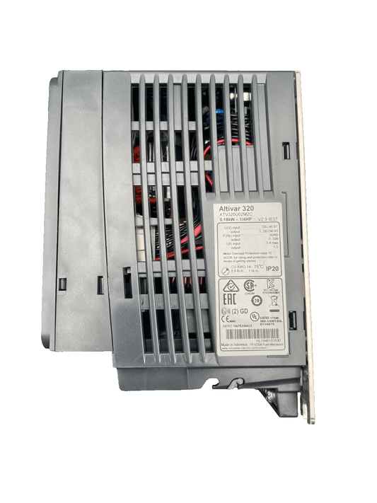 SCHNEIDER ELECTRIC ATV320U02M2C ALTIVAR 320 0.18kW - 0.25HP V2.9IE37INVERTER - KLR Automation