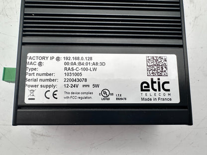 ETIC RAS - C - 100 - LW 1031005 BOITIER D'ACCES MACHINE NEUF SANS BOITE - KLR Automation