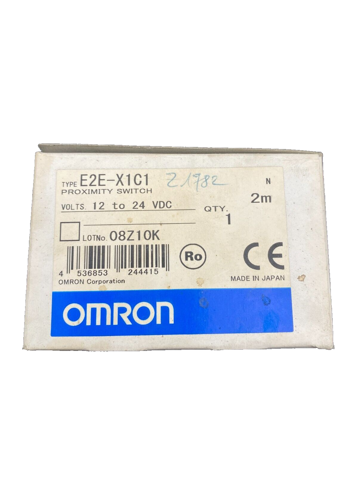 OMRON E2E-X1C1 PROXIMITY SWITCH 12 TO 24 VDC 2m x 5pc