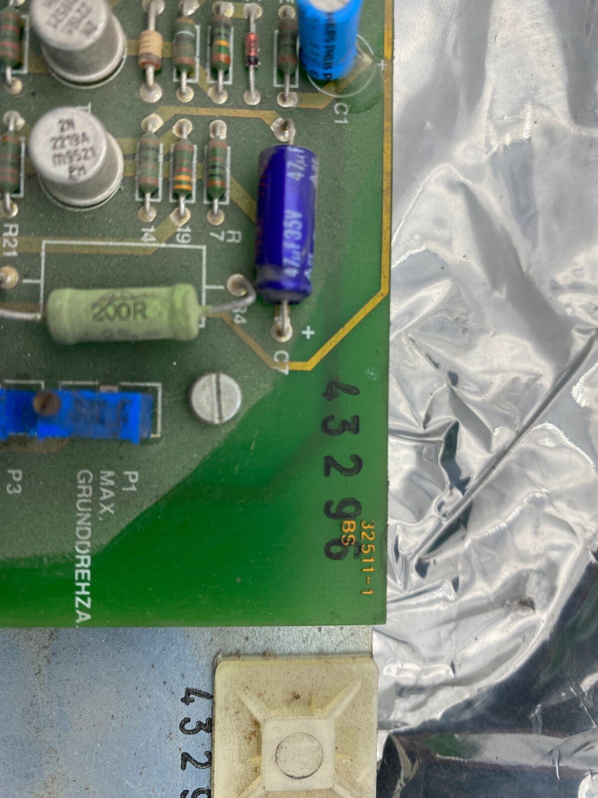 1pc x MENTZER ELECTRONIC CIRCUIT BOARD V624 - 033 - 003 TS 16 N 37 U 202735 1 - KLR Automation