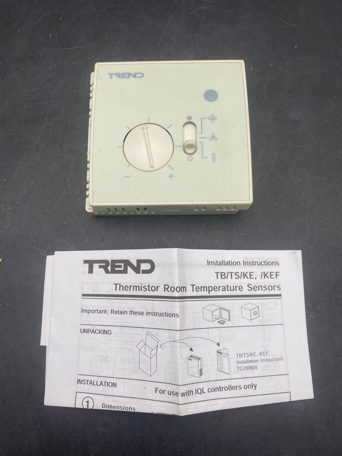 TREND TB/TS/KEF THERMISTOR ROOM TEMPERATURE SENSORS - KLR Automation