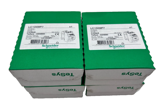 SCHNEIDER ELECTRIC LC1D09P7 CONTACTEUR TESYS 034890 230VCA 4kW x4pc