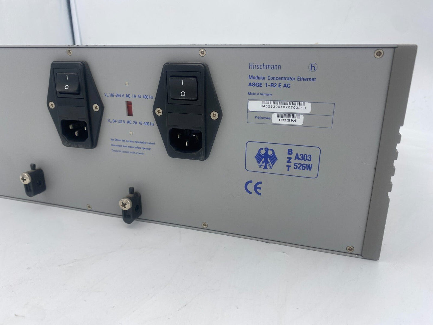 ASGE - 1 - R2E HIRSCHMANN. + ASGE1 - 22E OYDE - S ECAUI HSSM2 Concentrator Ethernet - KLR Automation