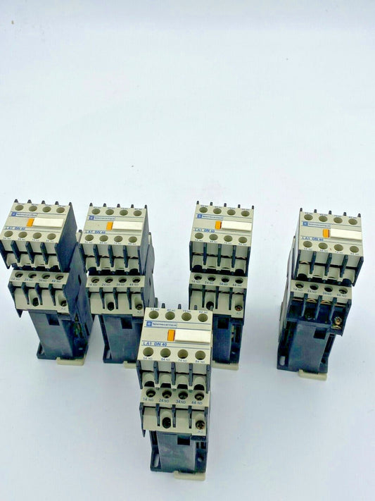 5pc x. Telemecanique, LA1 DN40, Contact Block Schneider Auxiliary Contactor