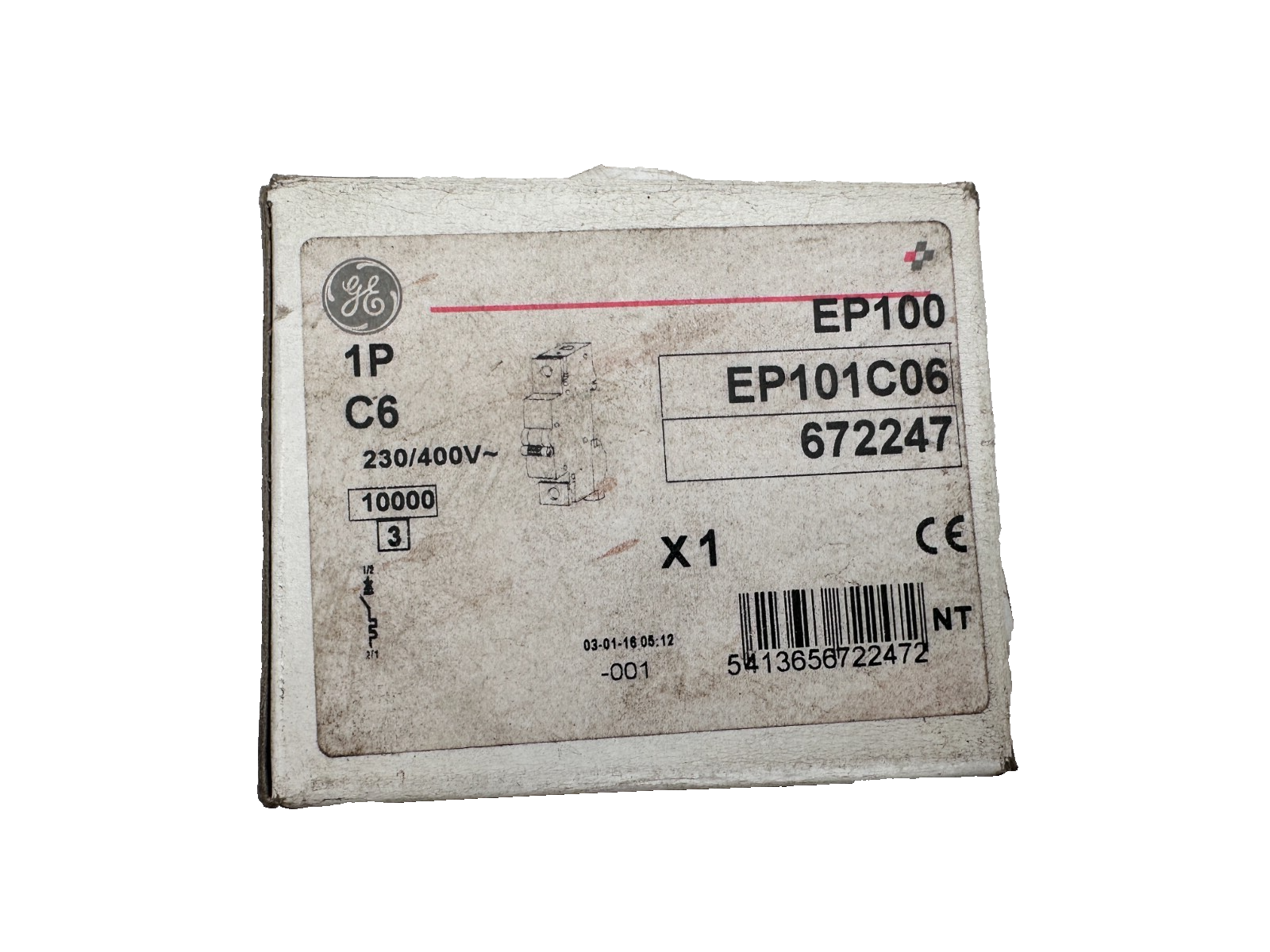 LOT GE GENERAL ELECTRIC 672568 CA S/H + EP61C06 + EP101C06