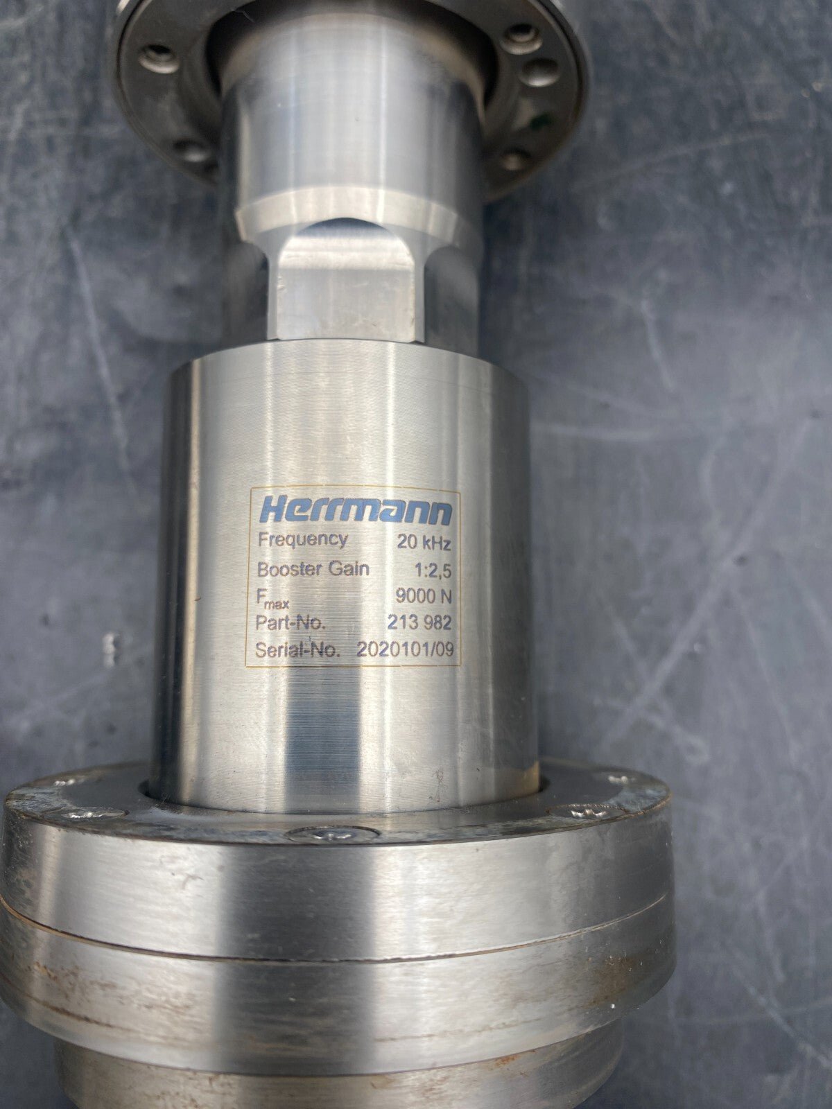 HERRMANN 4 010 839 1:2.5 + 213 982 1:2.5 + 180808 ULTRASONIC CONV ETAT NEUF x1pc - KLR Automation