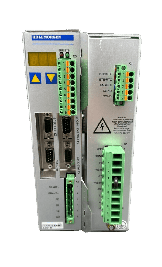 KOLLMORGEN SERVOSTAR 400 - M S403AM - PB FW 7.76 443M - P SERVO AMPLIFICATEUR - KLR Automation