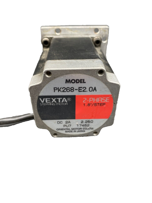 VEXTA PK268-E2.0A STEPPING MOTOR 2-PHASE 1.8°/STEP 2A 2.25 OHM x1pc