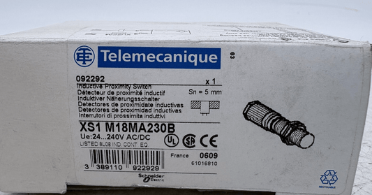 TELEMECANIQUE DETECTEUR DE PROXIMITE XS1 M18MA230B 5mm x1 - KLR Automation