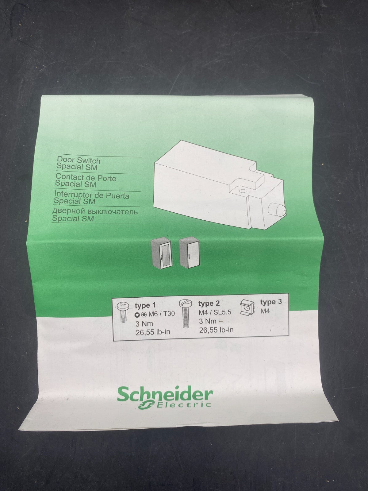 SCHNEIDER ELECTRIC NSYMDCM20 DOOR SWITCH 10A SM