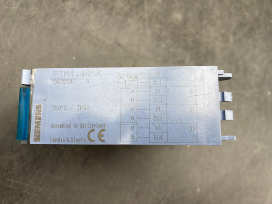 1 pc x Siemens PTM1.4R1K Measured Value Module