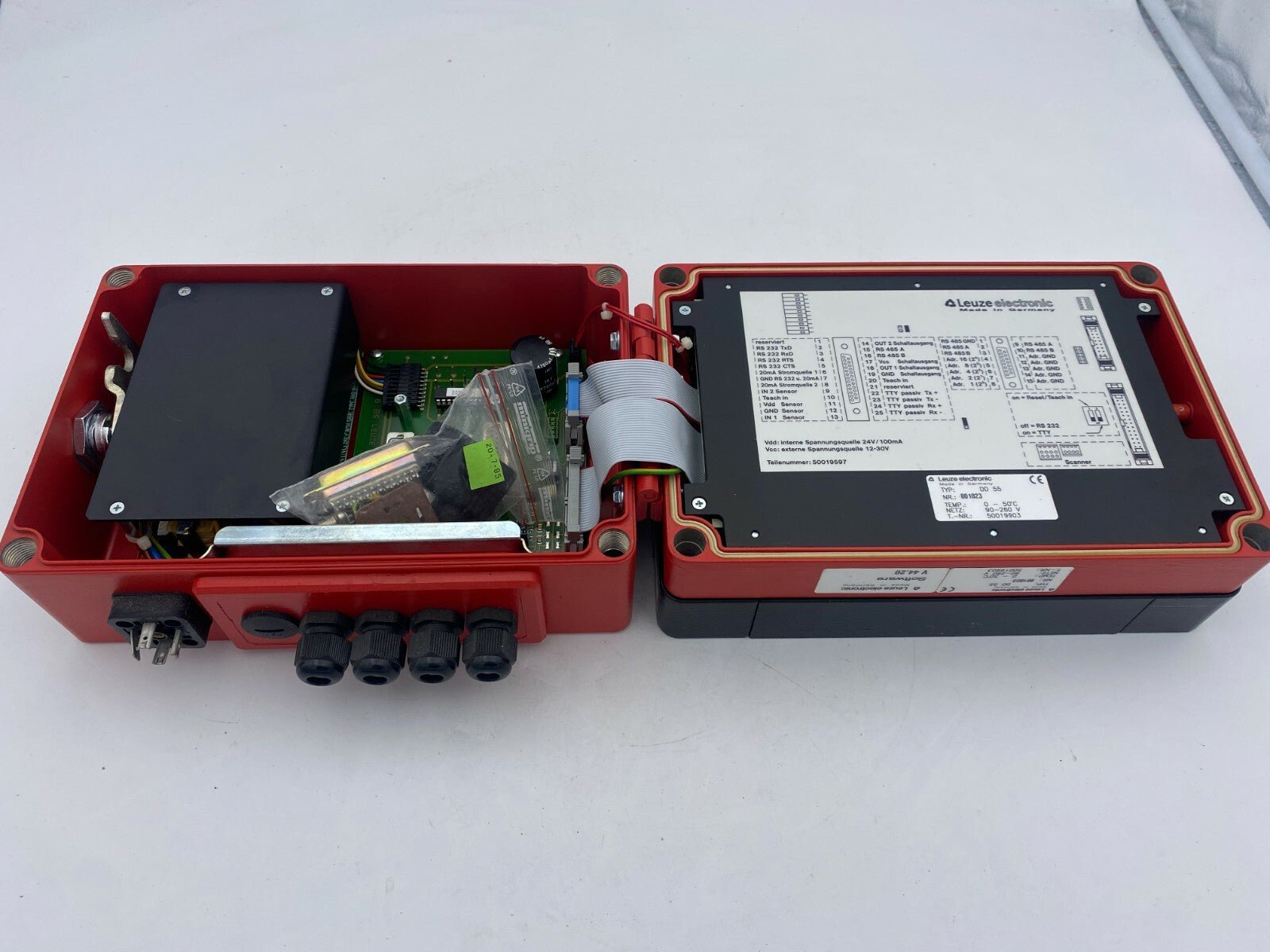 LEUZE ELECTRONIC DD 55 Displaydecoder V44.20 - used - 50019903 without key 1 - KLR Automation