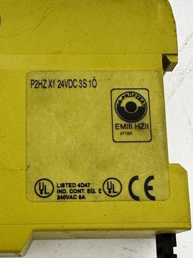 1pc x PILZ P2HZ X1 SAFETY RELAY 24VDC 3S 10 - KLR Automation