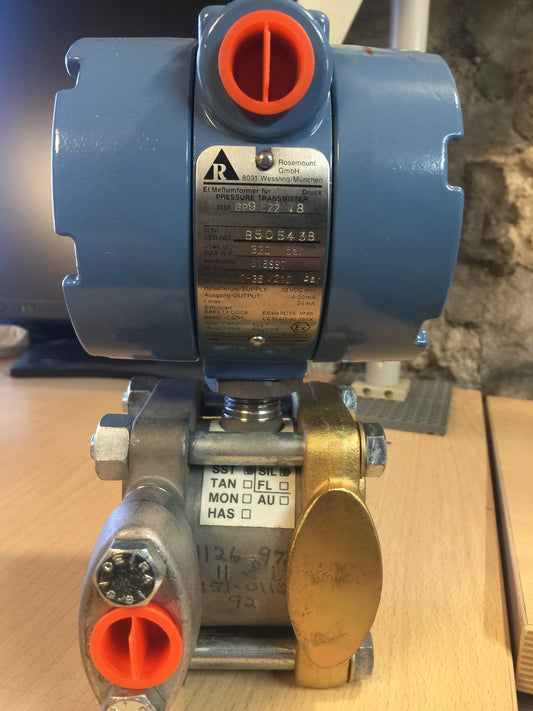 Rosemount Pressure Transmitter 1151 GP9   1151GP9E2218   Max  320 Bar 316SST 