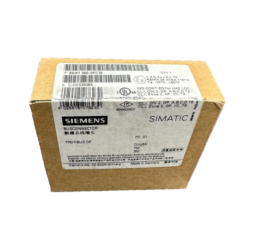 SIEMENS 6GK1500-0FC10 SIMATIC PROFIBUS DP BUSCONNECTOR