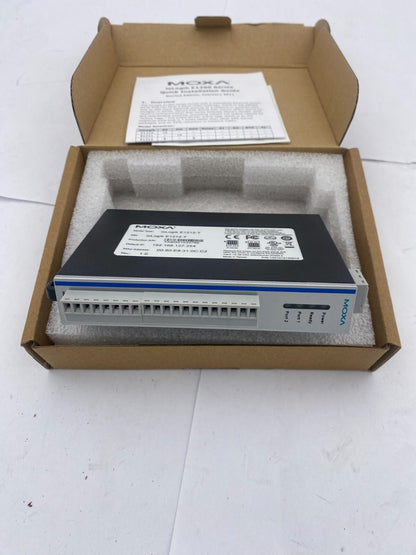 1pc x VITRONIC MOXA IOLOGIK E1200 - T 107365 I/O REMOTE ETHERNET MODUL 8 I/O - KLR Automation