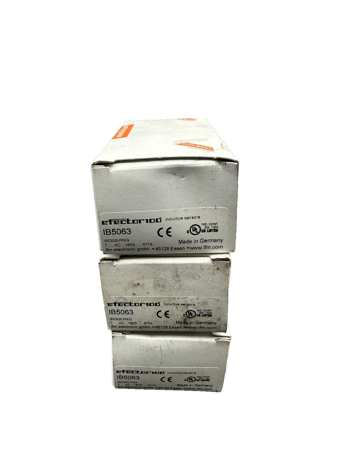 IFM IB5063 IBE3020 - FPKG INDUCTIVE SENSOR x1pc - KLR Automation