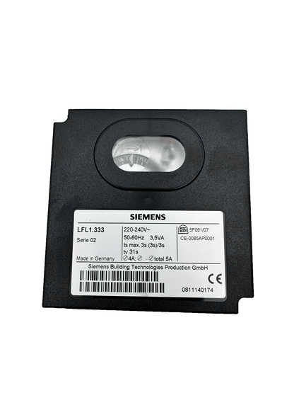 SIEMENS LFL1.333 SERIE 02 220 - 240V TS MAX 3s COMMANDE BRULEUR GAZ - KLR Automation