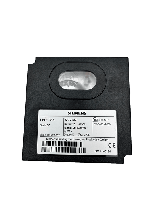 SIEMENS LFL1.333 SERIE 02 220 - 240V TS MAX 3s COMMANDE BRULEUR GAZ - KLR Automation