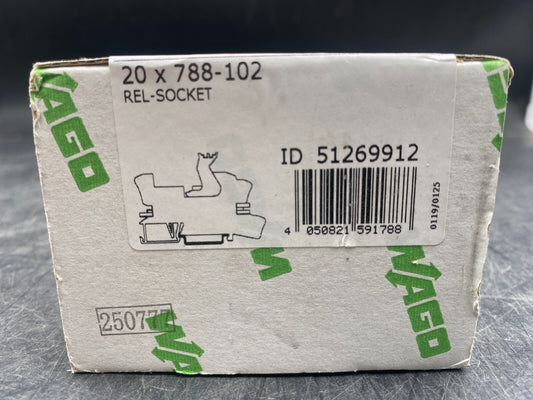 LOT DE 20 WAGO 788-102 EMBASE DE RELAIS