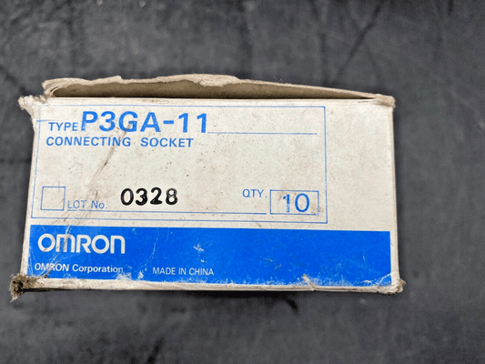 LOT DE 5 OMRON P3GA - 11 CONNECTING SOCKET - KLR Automation