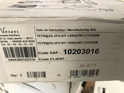 Nexans tetr@xs 2FO.Kit.1XRACINT.CF1O30M 1FO 30M 10203016 - KLR Automation