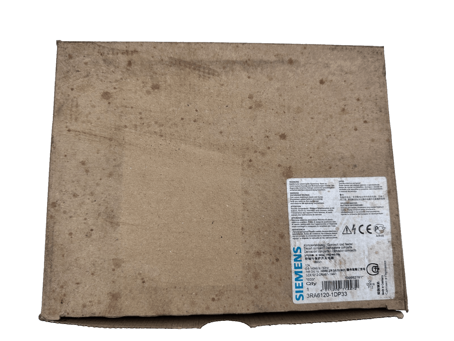 SIEMENS 3RA6120 - 1DP33 SIRIUS DEPART MOTEUR - KLR Automation