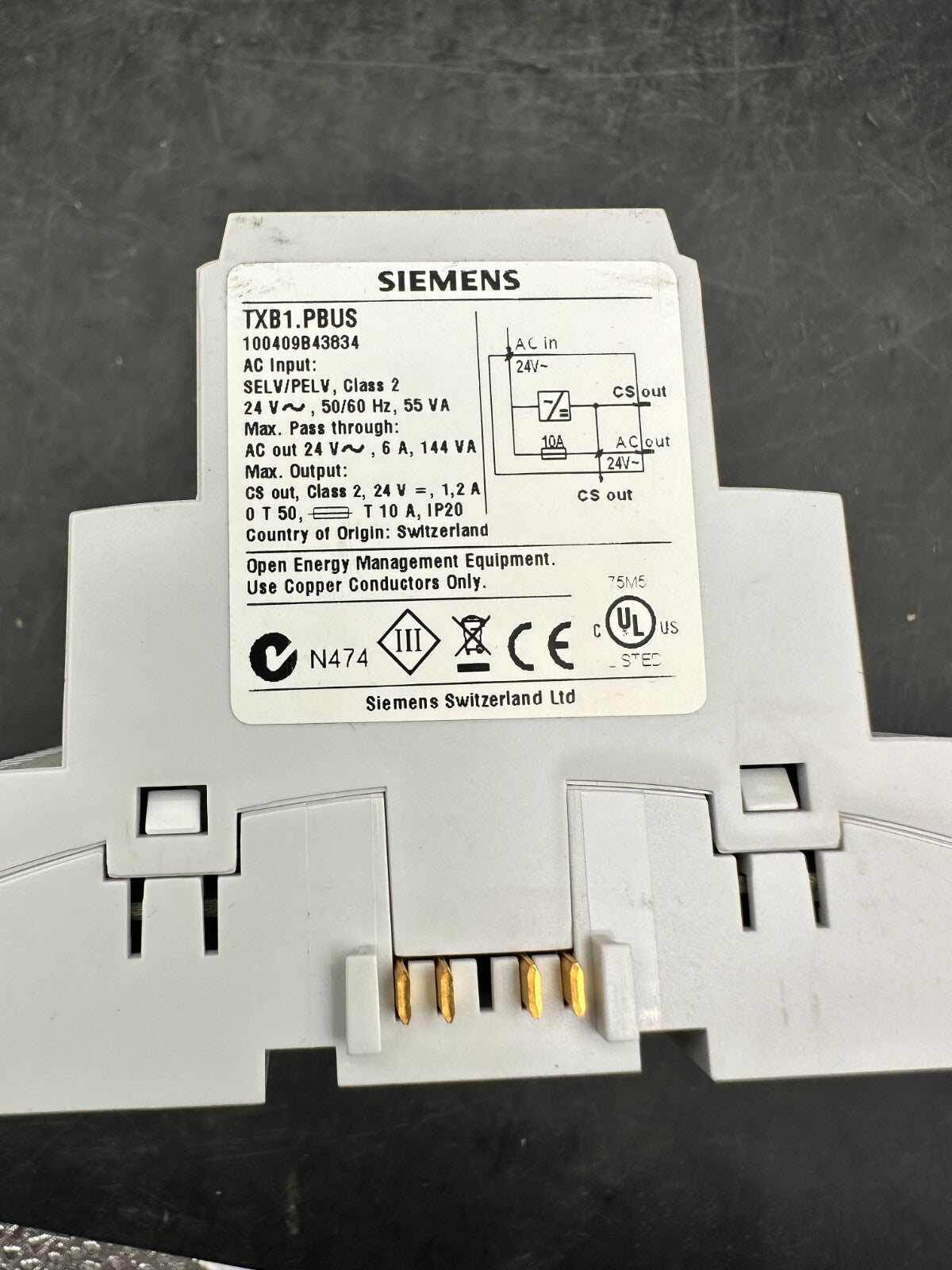 1 Pc x Siemens  TXB1.PBUS