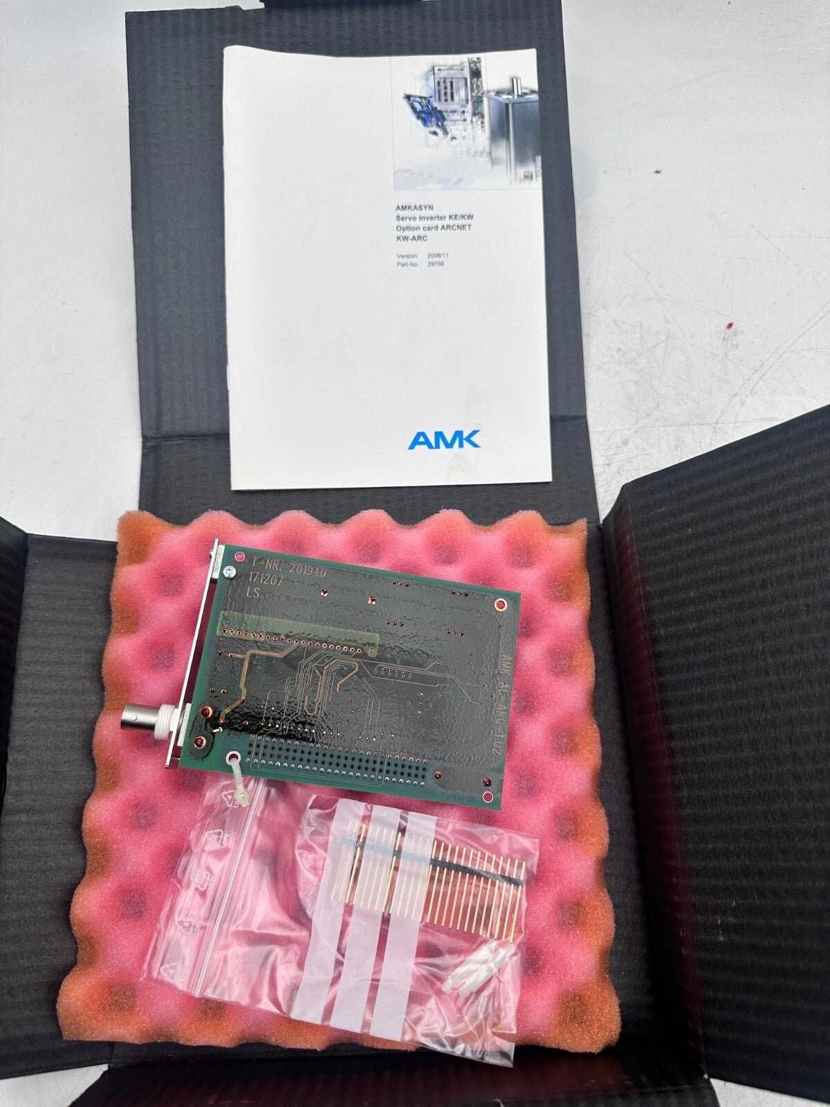 AMK KW - ARC AMKASYN SERVO INVERTER KE/KW OPTION CARD ARCNET KW - ARC - KLR Automation