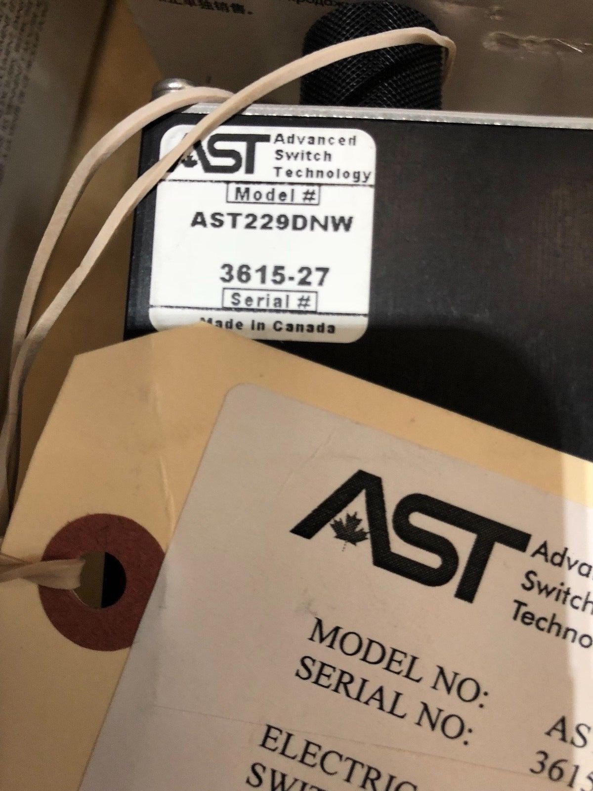 Advanced Switch Technology AST MicroWave AST229DNW 229DNW - KLR Automation