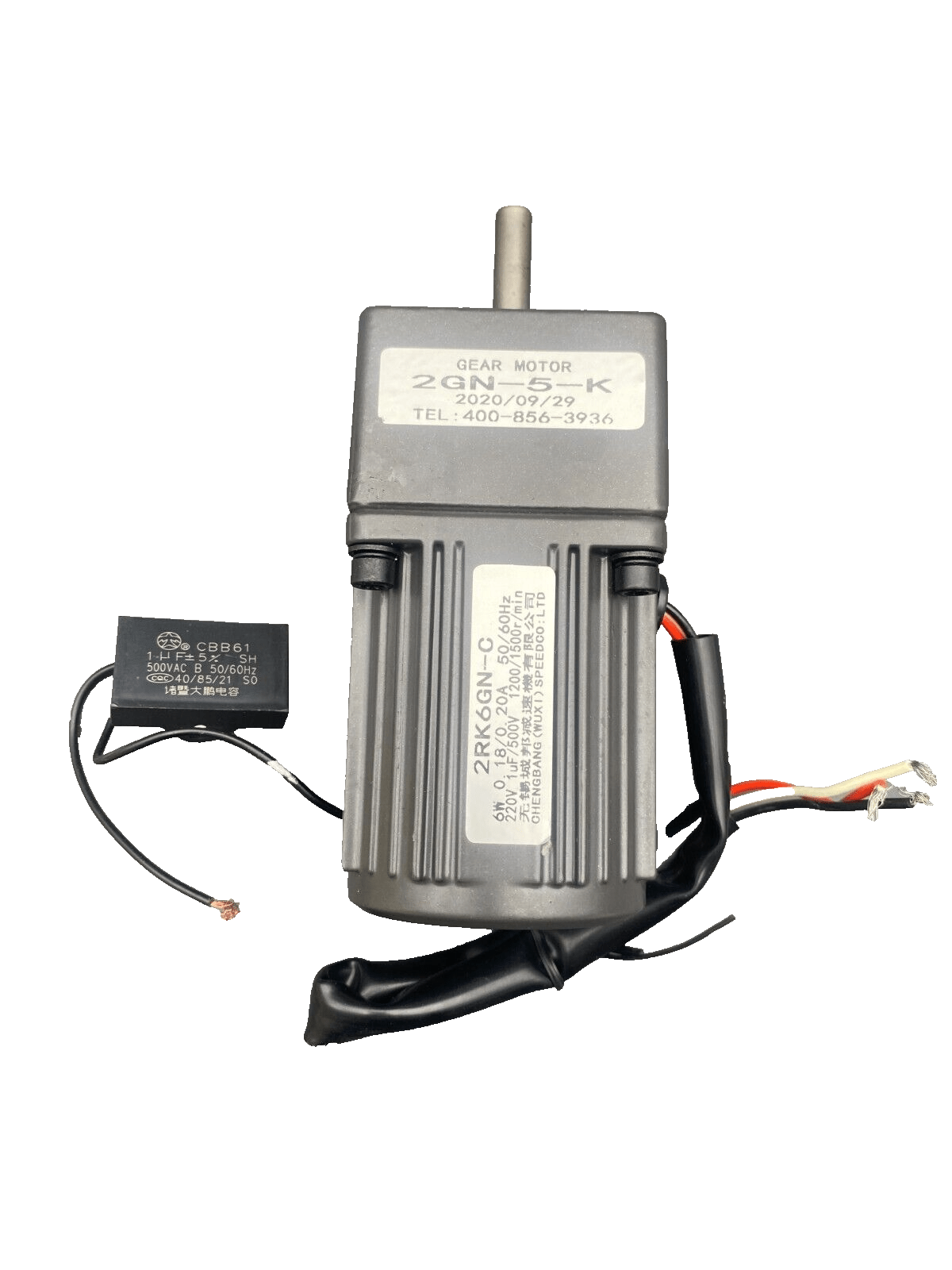 2GN - 5 - K GEAR MOTOR + 2RK6GN - C 6W 0.18/0.20A 1200 x1pc NEW - KLR Automation