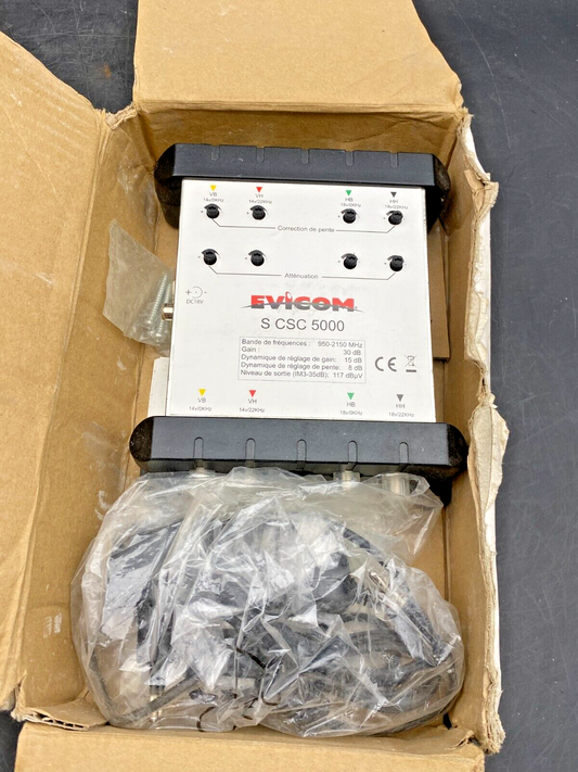 NEW EVICOM S CSC 5000 AMPLIFIER FOR SWITCHED SYSTEM