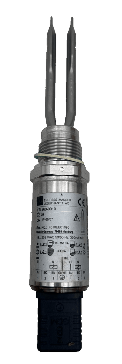 ENDRESS+HAUSER LIQUIPHANT T FTL260 - 0010 942202 - 0010 19 - 253VAC 2 - wire - KLR Automation