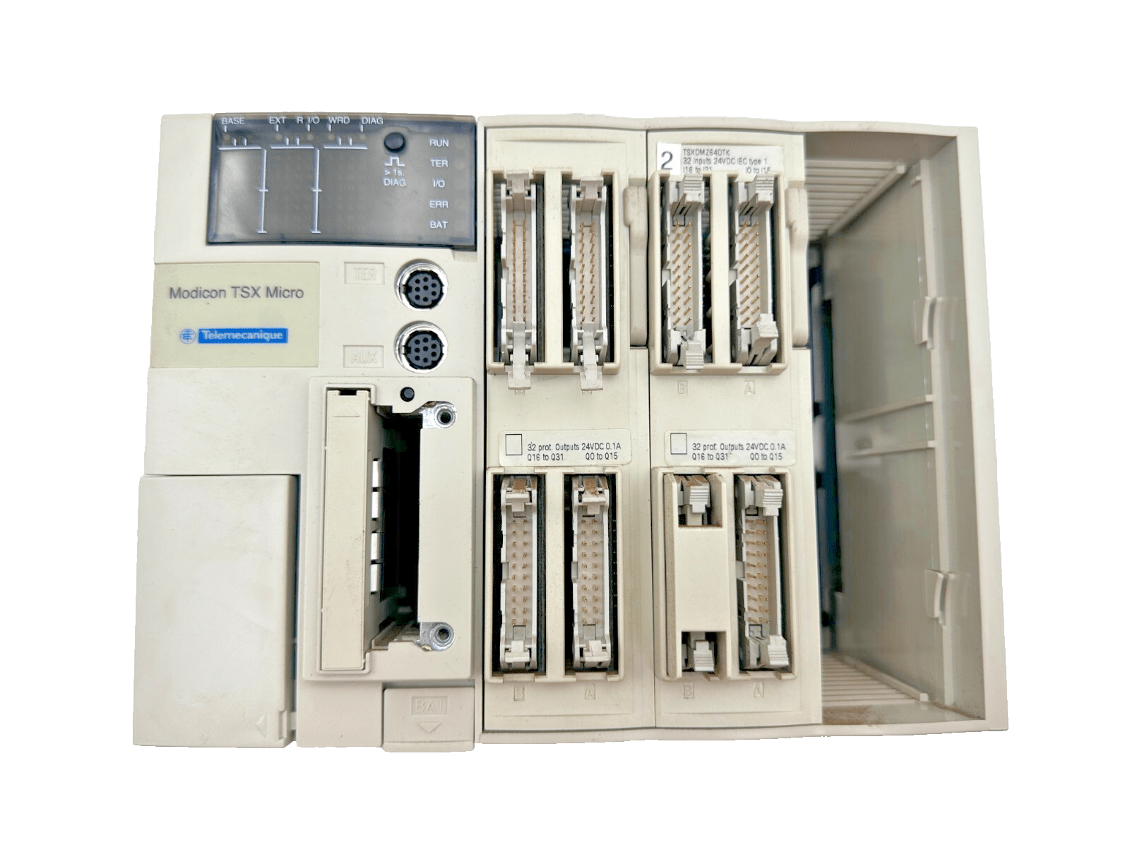 TELEMECANIQUE TSX3721001 TSX 3721 AC + TSXDMZ64DTK - KLR Automation