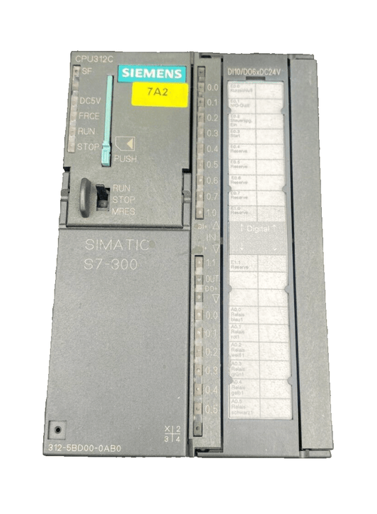 SIEMENS 6ES7312 - 5BD00 - 0AB0 CPU312C SIMATIC S7 - 300 - KLR Automation