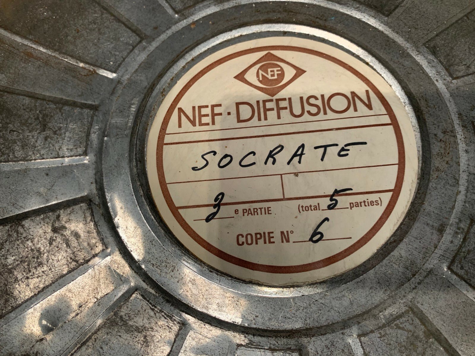 Old RARE Film Band 35mm Lot de 4 x Socrate film n 1, 2 , 3 ,4 NEF - DIFFUSION - KLR Automation
