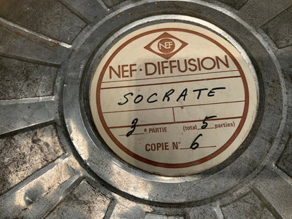 Old RARE Film Band 35mm Lot de 4 x Socrate film n 1, 2 , 3 ,4 NEF - DIFFUSION - KLR Automation
